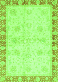 Abstract Green Modern Rug, abs3434grn