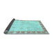 Sideview of Abstract Light Blue Modern Rug, abs3434lblu