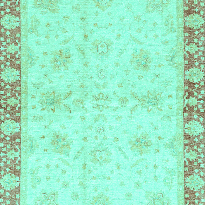 Abstract Turquoise Modern Rug, abs3434turq
