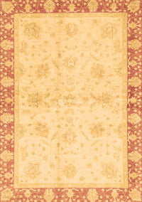 Abstract Brown Modern Rug, abs3434brn