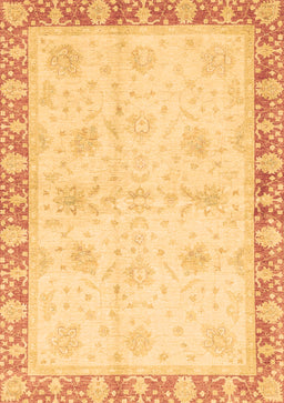 Abstract Brown Modern Rug, abs3434brn