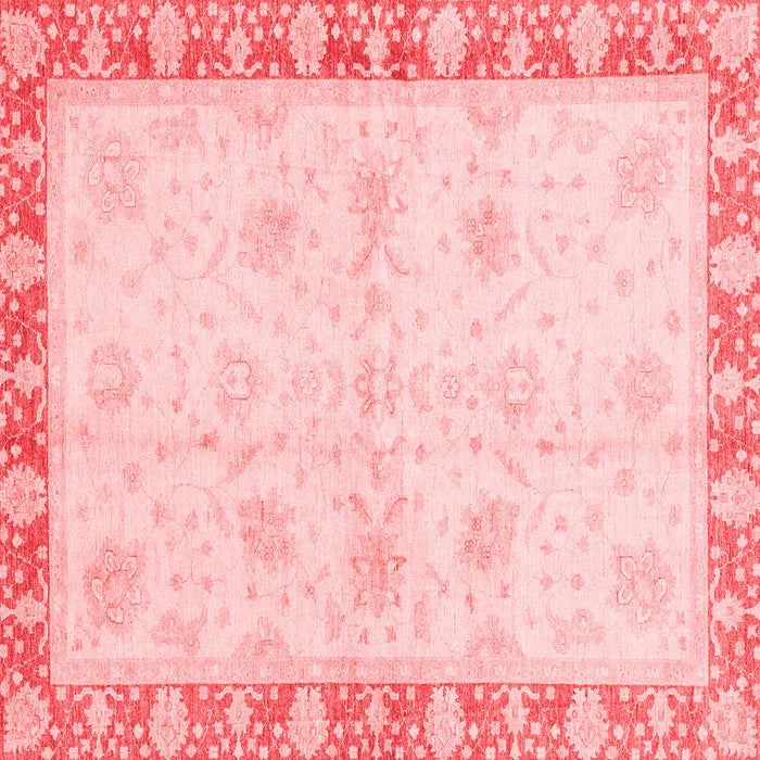Machine Washable Abstract Red Modern Rug, wshabs3434red