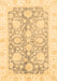 Machine Washable Oriental Brown Traditional Rug, wshabs3435brn