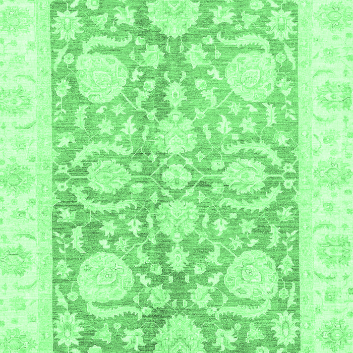 Oriental Emerald Green Traditional Rug, abs3435emgrn