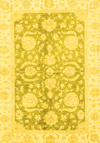 Oriental Yellow Traditional Rug, abs3435yw