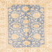 Square Abstract Sage Green Oriental Rug, abs3435