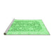 Sideview of Machine Washable Oriental Emerald Green Traditional Area Rugs, wshabs3435emgrn