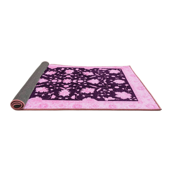 Sideview of Oriental Pink Traditional Rug, abs3436pnk