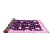 Sideview of Oriental Pink Traditional Rug, abs3436pnk