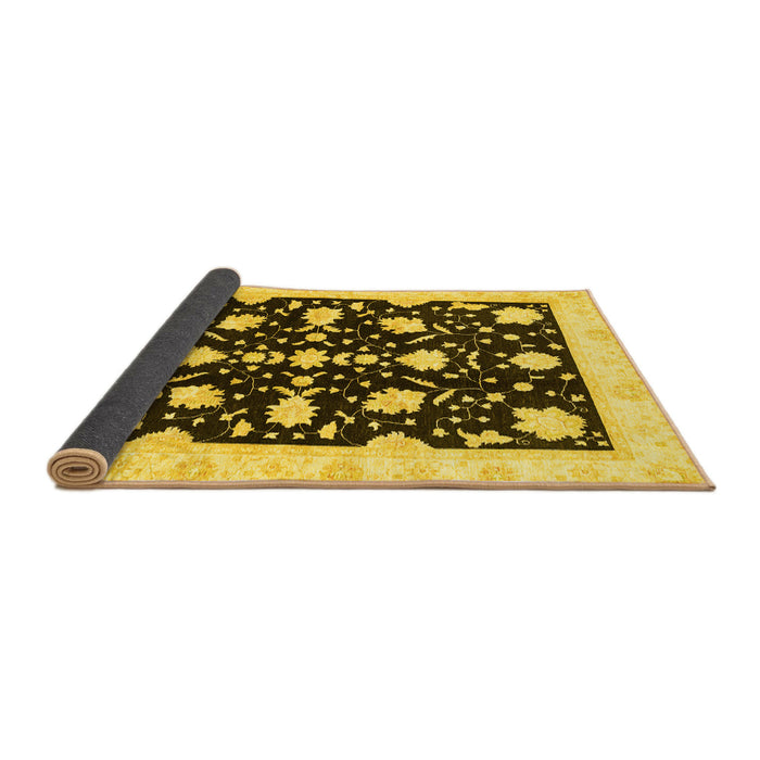 Sideview of Oriental Yellow Traditional Rug, abs3436yw