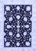 Machine Washable Oriental Blue Traditional Rug, wshabs3436blu