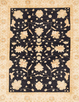 Abstract Brown Gold Oriental Rug, abs3436