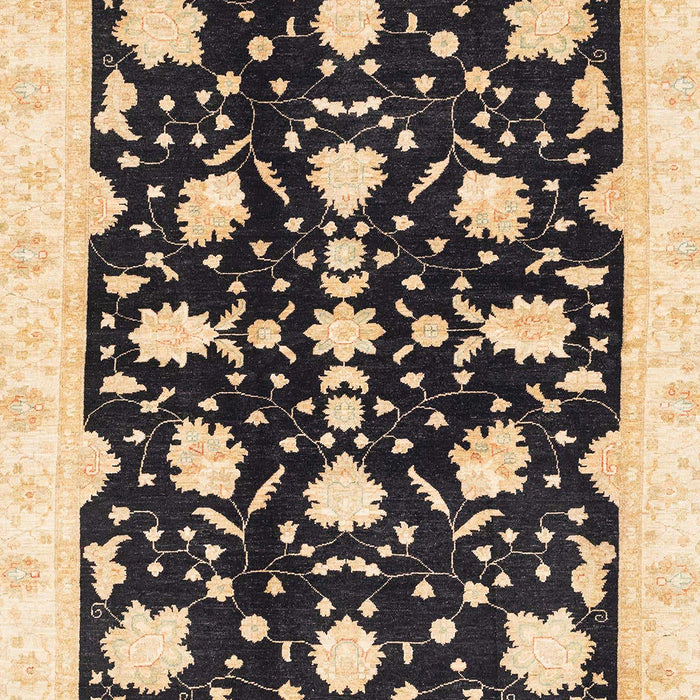 Abstract Brown Gold Oriental Rug, abs3436