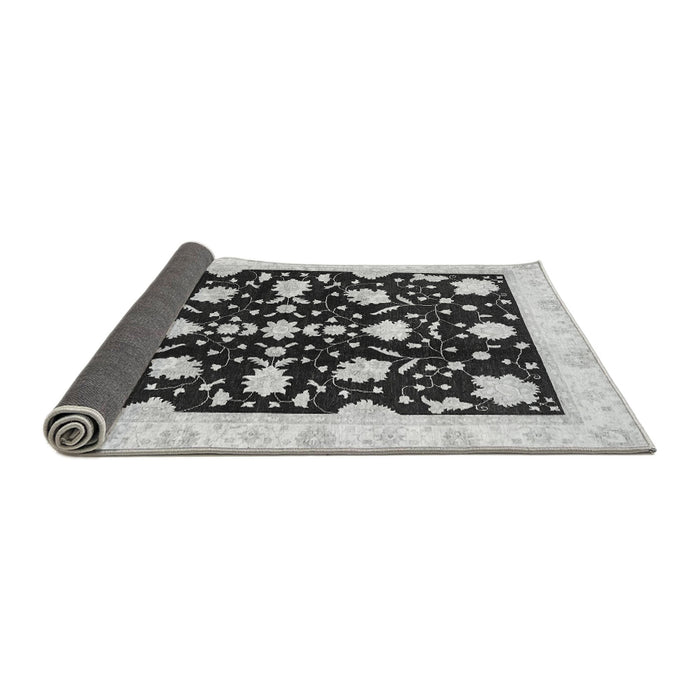 Sideview of Oriental Gray Traditional Rug, abs3436gry
