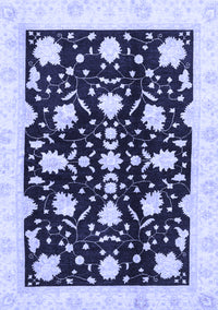 Oriental Blue Traditional Rug, abs3436blu