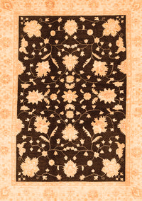 Oriental Orange Traditional Rug, abs3436org