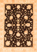 Oriental Orange Traditional Rug, abs3436org