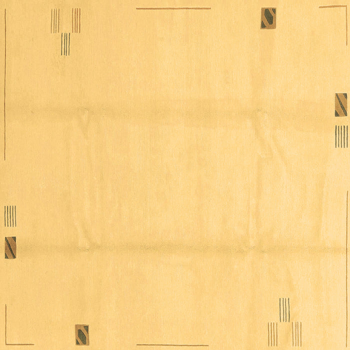 Square Machine Washable Solid Brown Modern Rug, wshabs3437brn