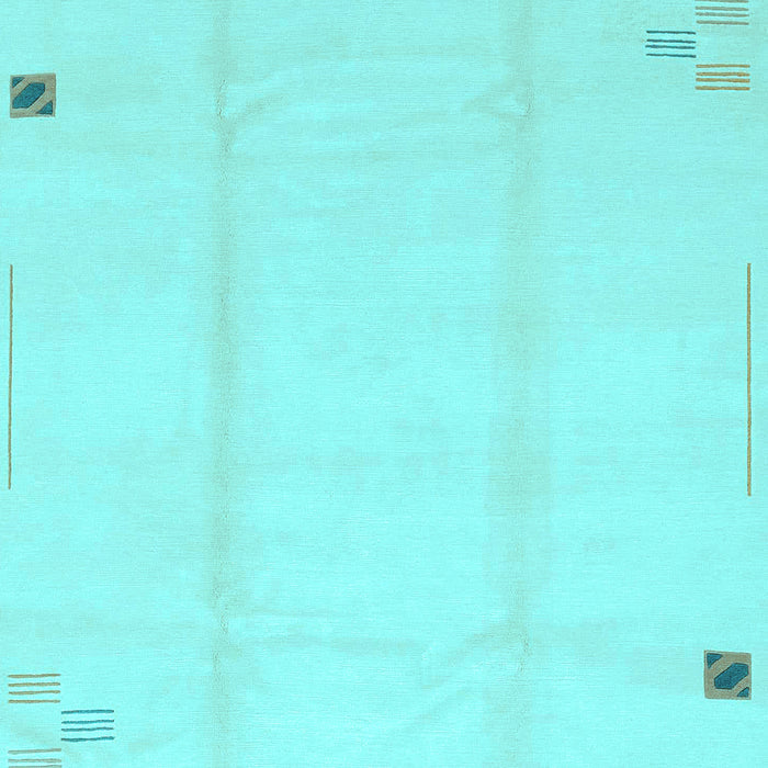 Machine Washable Solid Light Blue Modern Rug, wshabs3437lblu