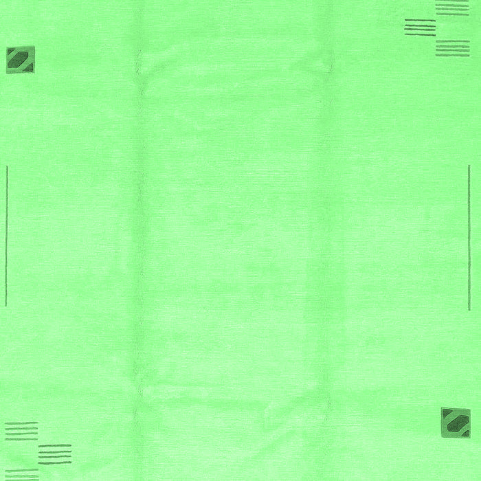 Machine Washable Solid Emerald Green Modern Area Rugs, wshabs3437emgrn