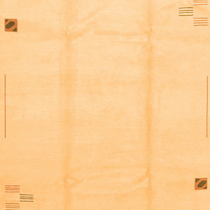 Solid Orange Modern Rug, abs3437org