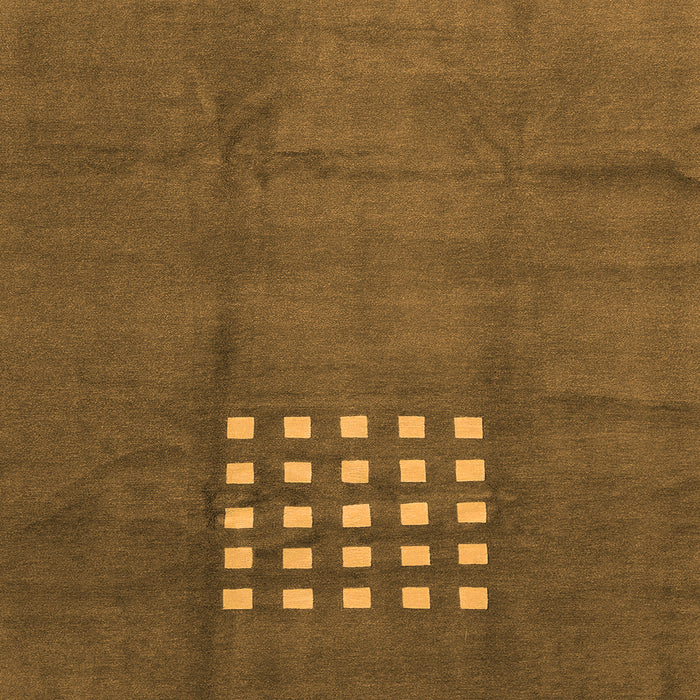 Square Abstract Orange Modern Rug, abs3438org