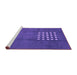 Sideview of Machine Washable Abstract Purple Modern Area Rugs, wshabs3438pur