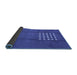 Sideview of Abstract Blue Modern Rug, abs3438blu