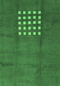 Abstract Emerald Green Modern Rug, abs3438emgrn