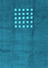 Abstract Light Blue Modern Rug, abs3438lblu