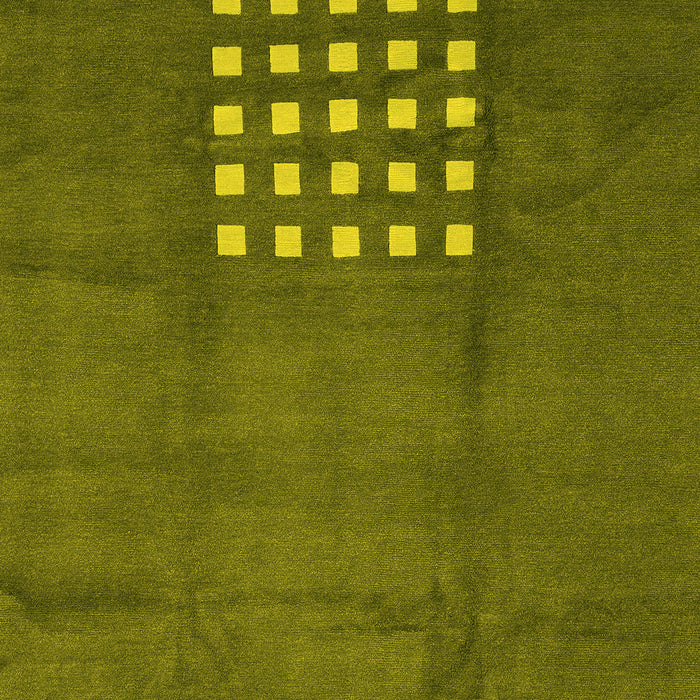 Machine Washable Abstract Yellow Modern Rug, wshabs3438yw