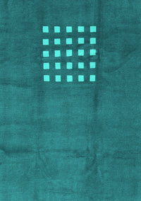 Abstract Turquoise Modern Rug, abs3438turq