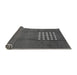 Sideview of Abstract Gray Modern Rug, abs3438gry