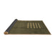 Sideview of Abstract Brown Modern Rug, abs3438brn