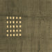 Square Abstract Brown Modern Rug, abs3438brn