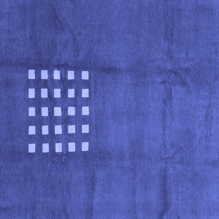 Square Abstract Blue Modern Rug, abs3438blu