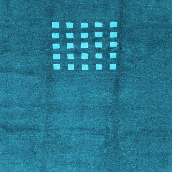 Square Abstract Light Blue Modern Rug, abs3438lblu