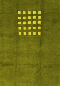 Abstract Yellow Modern Rug, abs3438yw