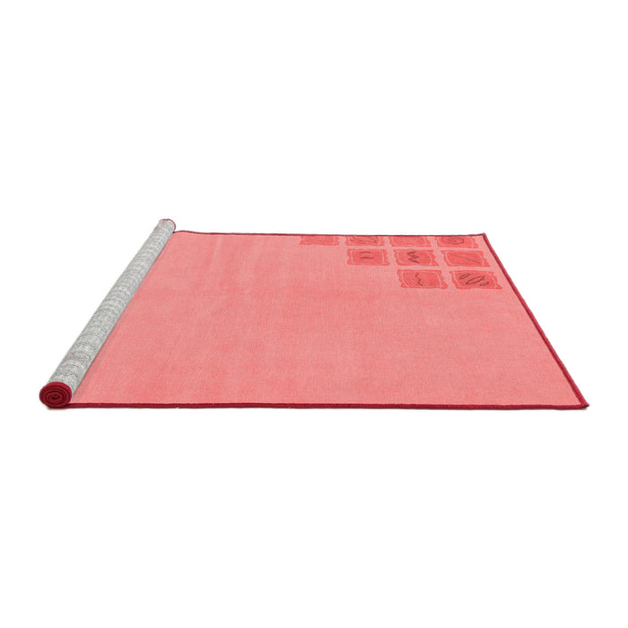 Modern Red Washable Rugs