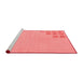 Modern Red Washable Rugs