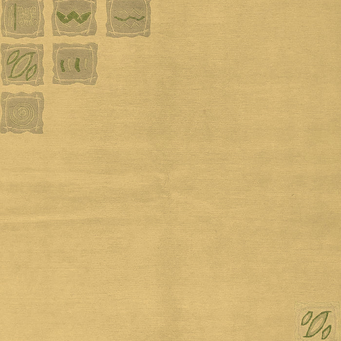 Machine Washable Abstract Brown Modern Rug, wshabs3439brn