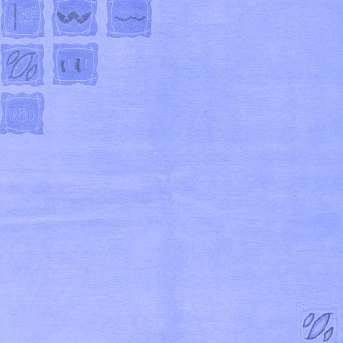 Machine Washable Abstract Blue Modern Rug, wshabs3439blu