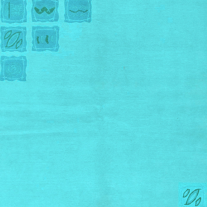 Machine Washable Abstract Light Blue Modern Rug, wshabs3439lblu
