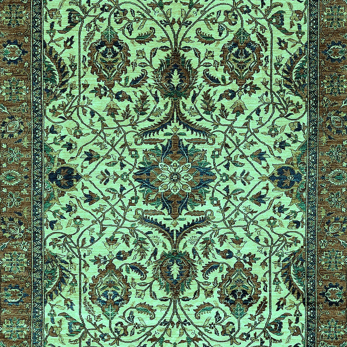 Machine Washable Abstract Turquoise Modern Area Rugs, wshabs343turq