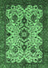 Abstract Emerald Green Modern Rug, abs343emgrn