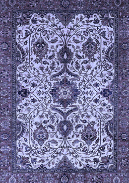 Abstract Blue Modern Rug, abs343blu