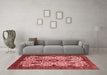 Modern Red Washable Rugs