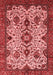 Abstract Red Modern Area Rugs