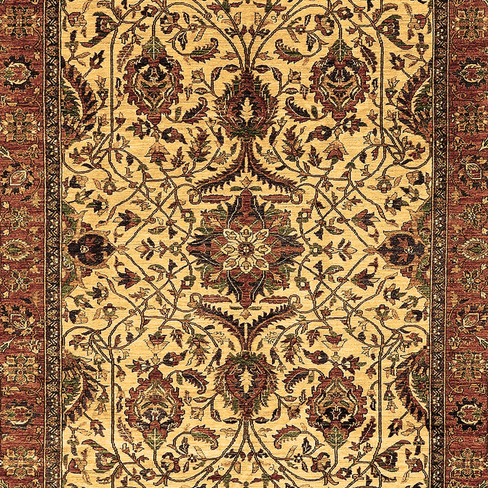 Abstract Brown Modern Rug, abs343brn