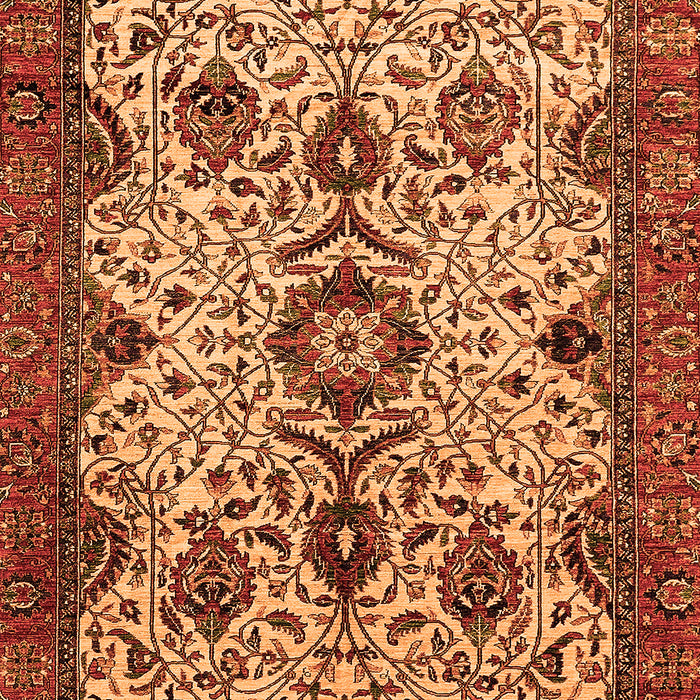 Machine Washable Abstract Orange Modern Area Rugs, wshabs343org